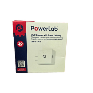 PowerLab 20 Watt Wall Charger USB C Port